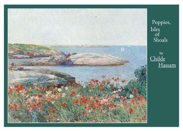 "Poppies, Isles of Shoals" by Childe Hassam - Fine Art Greeting Card 5 x 7