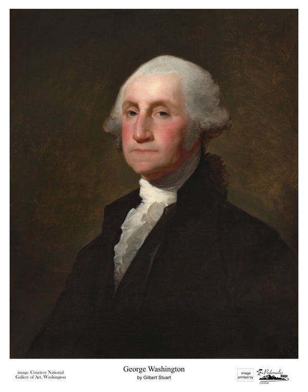 "George Washington" by Gilbert Stuart - 11 x 14 reproduction print