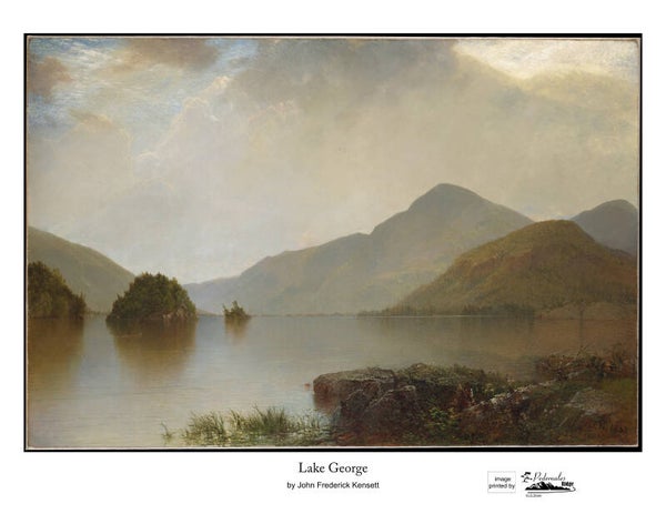 "Lake George" by John Frederick Kensett - 11 x 14 reproduction print