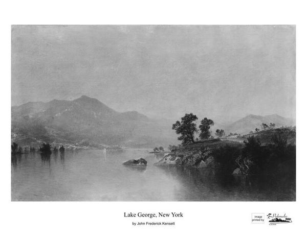 "Lake George, New York" by John Frederick Kensett - 11 x 14 reproduction print