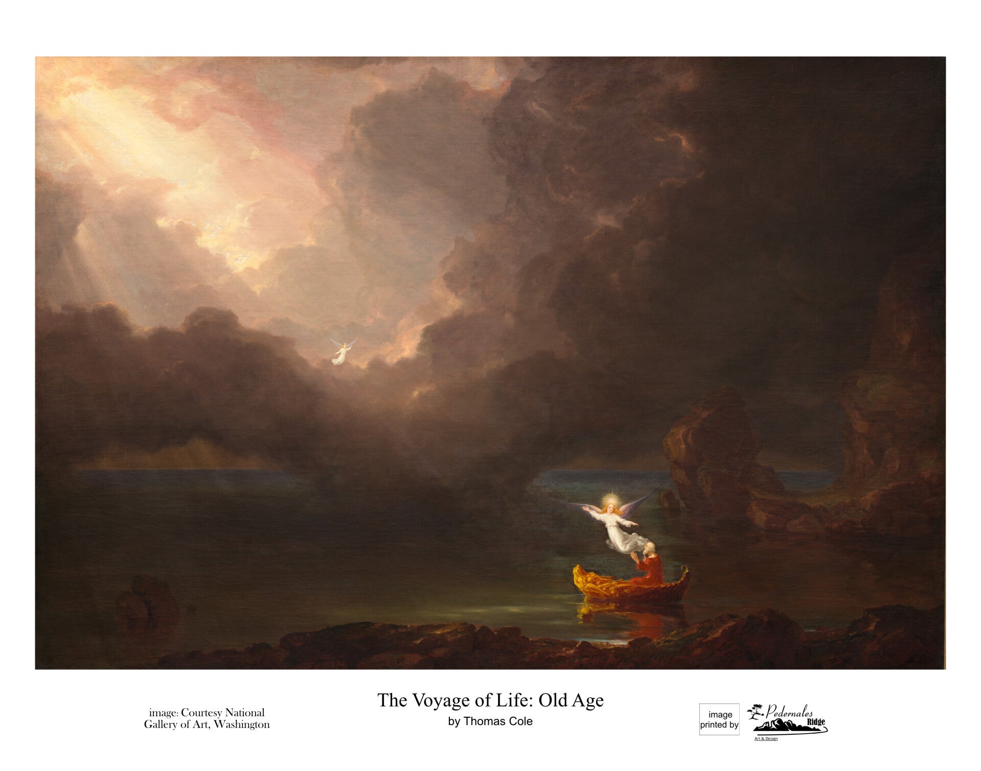 "The Voyage of Life: Old Age" by Thomas Cole - 11 x 14 reproduction print