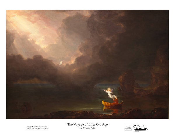 "The Voyage of Life: Old Age" by Thomas Cole - 11 x 14 reproduction print