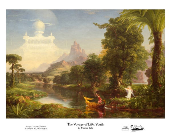 "The Voyage of Life: Youth" by Thomas Cole - 11 x 14 reproduction print