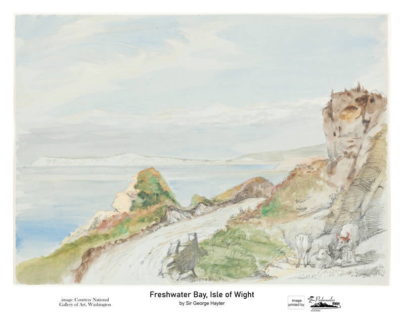"Freshwater Bay, Isle of Wight" by Sir George Hayter