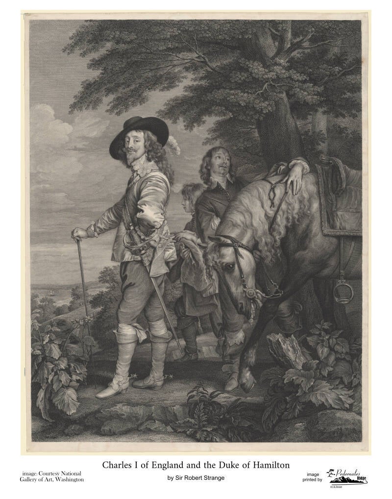 "Charles I of England and the Duke of Hamilton" by Sir Robert Strange