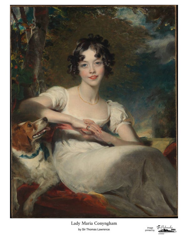 " Lady Maria Conyngham" by Sir Thomas Lawrence 11x14 reproduction print