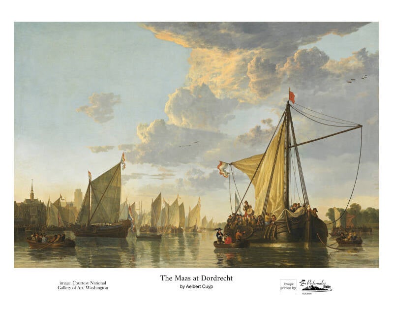 "The Maas at Dordrecht" by Aelbert Cuyp