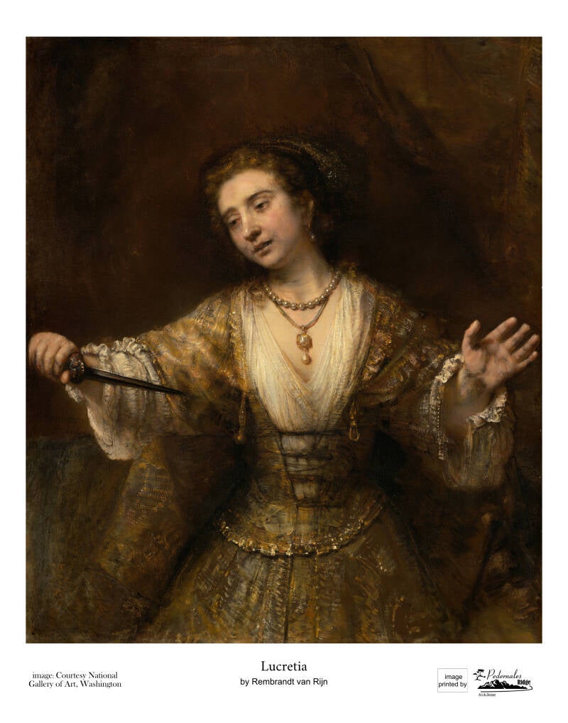 "Lucretia" by Rembrandt van Rijn