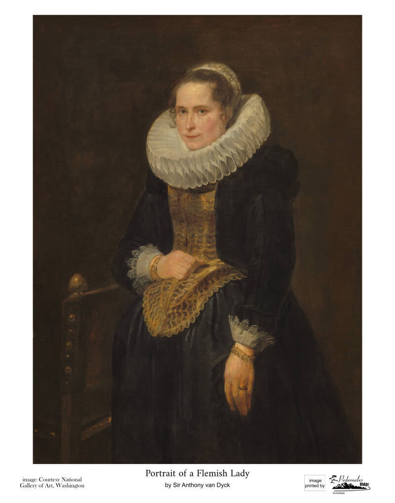 "Portrait of a Flemish Lady" by Sir Anthony van Dyck