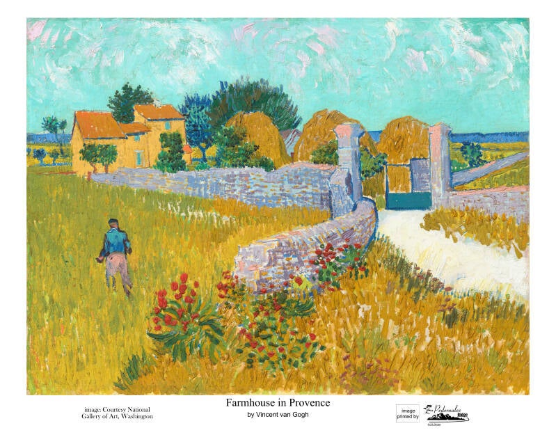 "Farmhouse in Provence" by Vincent van Gogh