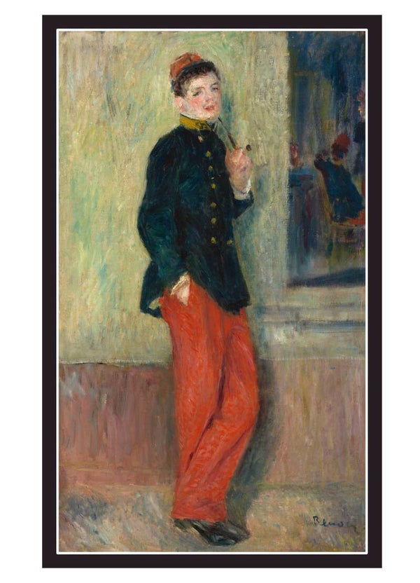 "The Young Soldier" by Auguste Renoir - Fine Art Greeting Card 5x7