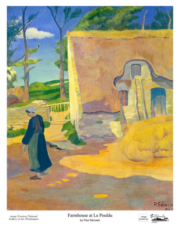 "Farmhouse at Le Pouldu" by Paul Sérusier - 11x14 reproduction print