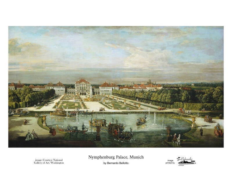 "Nymphenburg Palace, Munich" by Bernardo Bellotto