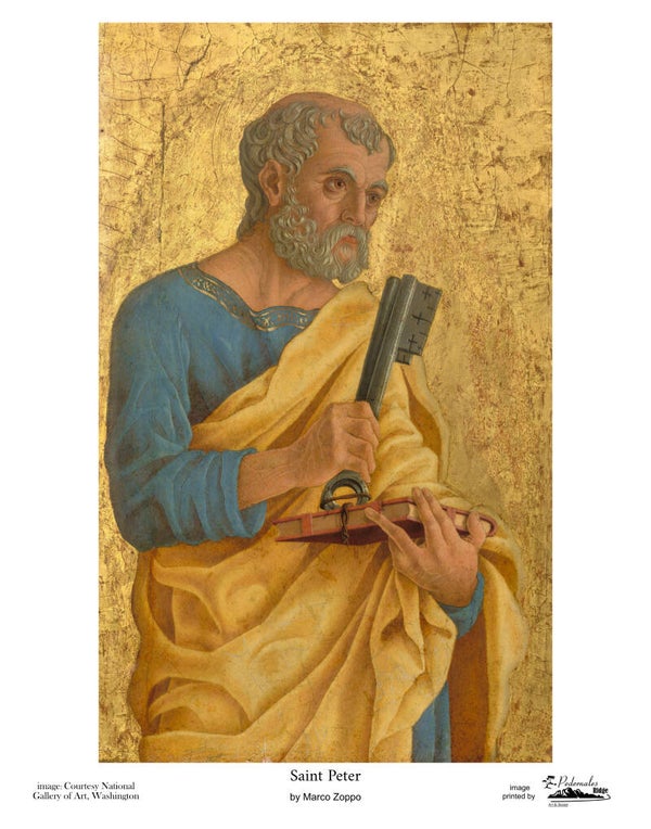 "Saint Peter" by Marco Zoppo - 11x14 reproduction print