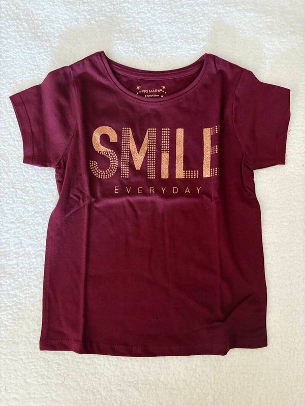 #B4 - Rood T-shirt met glitterletters