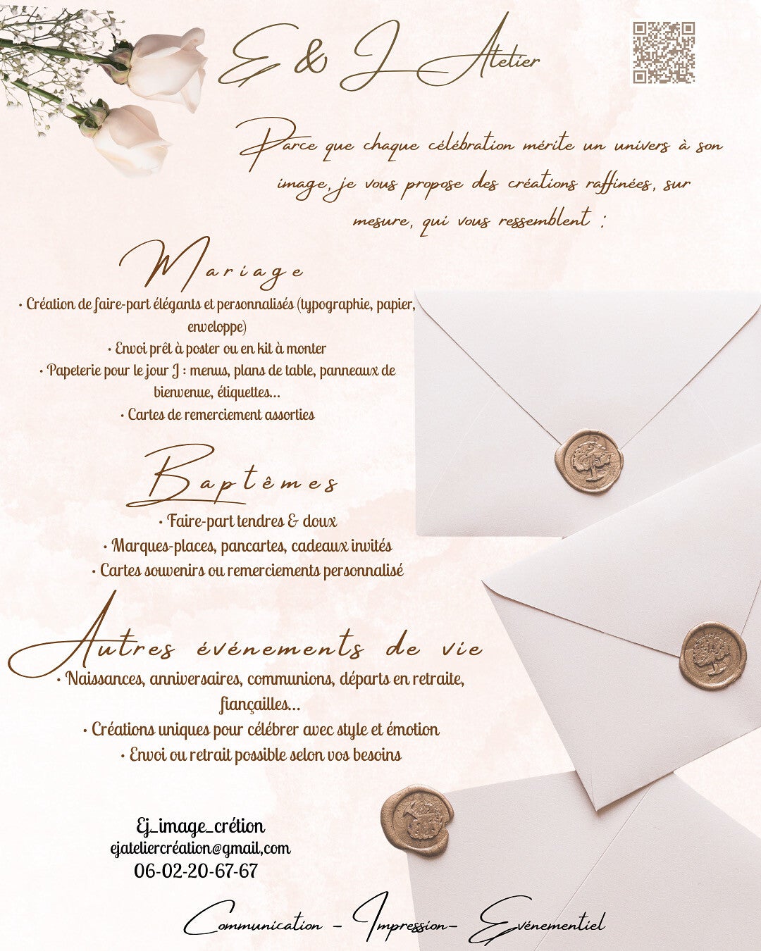 💌 Pack “Faire-part Signature” – Événements sur mesure
