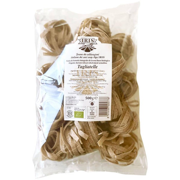 Tagliatelle integrali nido di Grano Duro  - Iris - 6664 - *1042