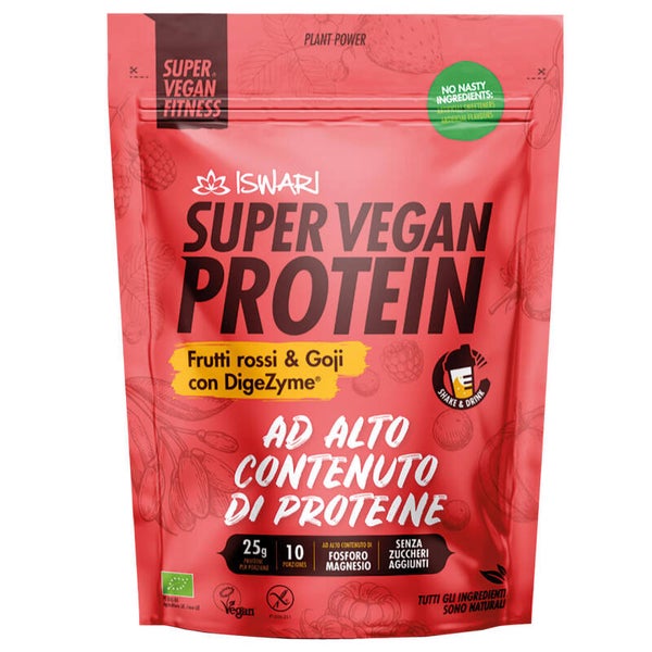 Super Vegan Protein Frutti rossi e Goji - ISWARI - 6716 - *121