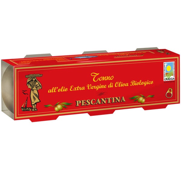 Tonno all'olio EVO 3x70gr - Pescantina - 9374 - *123