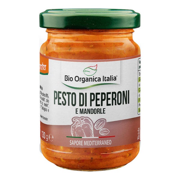 Pesto di Peperoni e Mandorle - Bio Organica - 9755 - *1162 *1163
