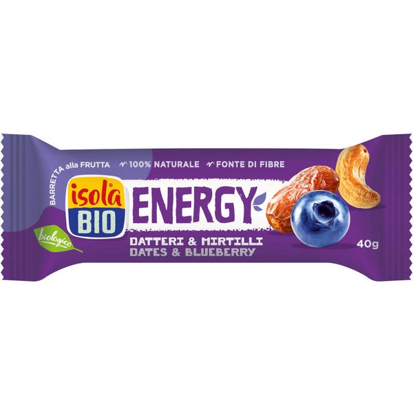 Barretta Energy Datteri e Mirtilli - Isola Bio - 10731 - *1082