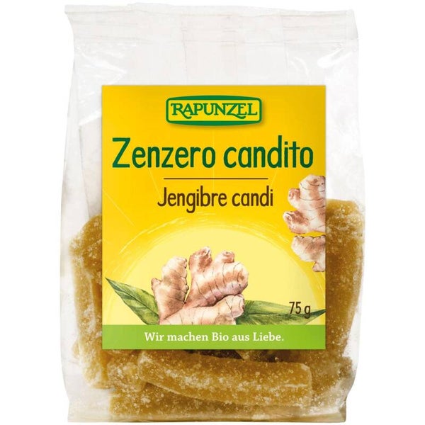 Zenzero Candito 75g - Rapunzel - 18324 - *119
