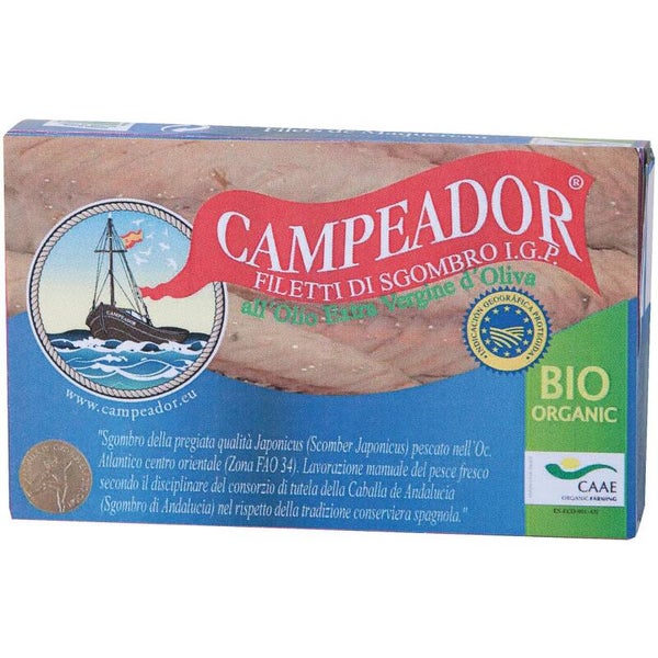 Filetti di Sgombro IGT in olio EVO - Campeador - 24433 - *123