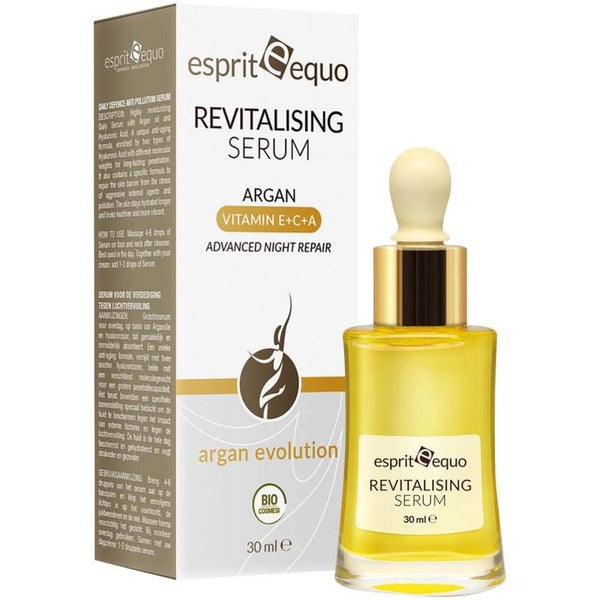 Argan Evolution Revitalising Serum -Siero viso notte rivitalizzante - Esprit Equo - 37402 - *20506