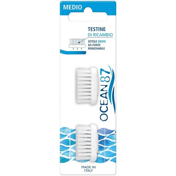 Testine intercambiabili - setole nylon - MEDIO - Ocean87 - 38039 - *2034