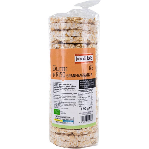 Gallette di Riso senza sale - Fior di Loto - 41108 - Senza Glutine - *1032