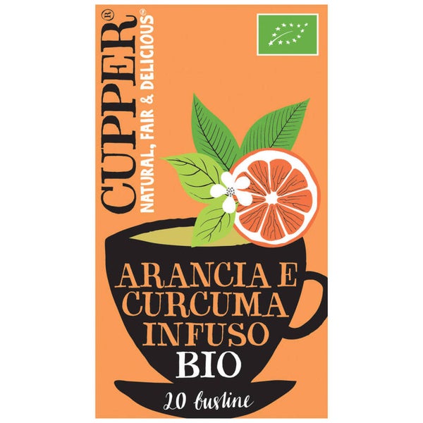 Infuso Arancia e Curcuma 20 filtri - Cupper - 41236 - *122