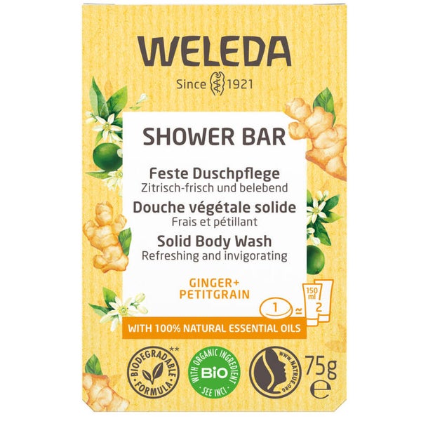 Bagno Doccia Solido Zenzero e Petitgrain - Weleda - 43618 - *2031