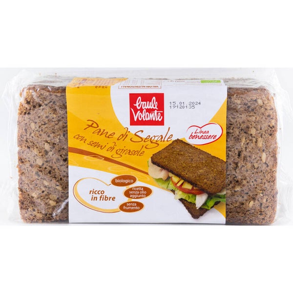 Pane di Segale integrale con semi di Girasole - Baule Volante - 86225 - *1031