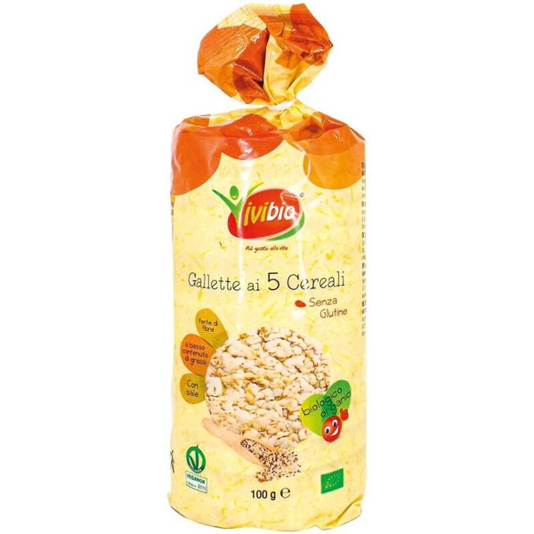 Gallette 5 Cereali - Vivibio - 310500 - Senza Glutine - *1032
