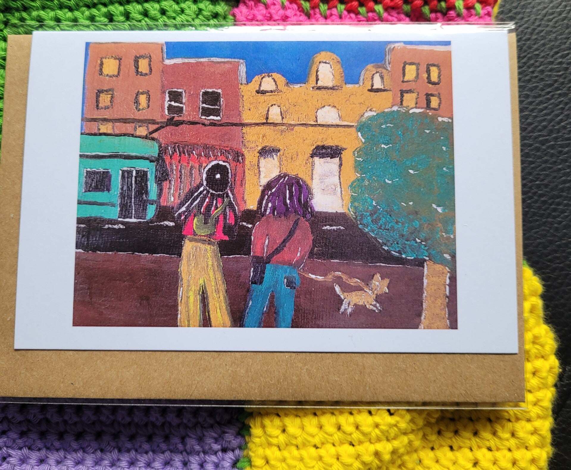 Walking the dog in Prahran