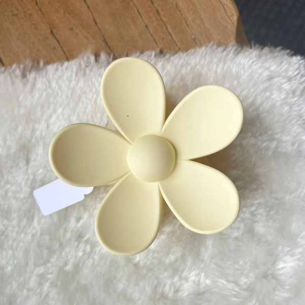 Bloemenhaarklem - Wit