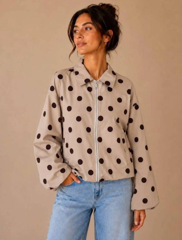 Polka Dots Beige jas
