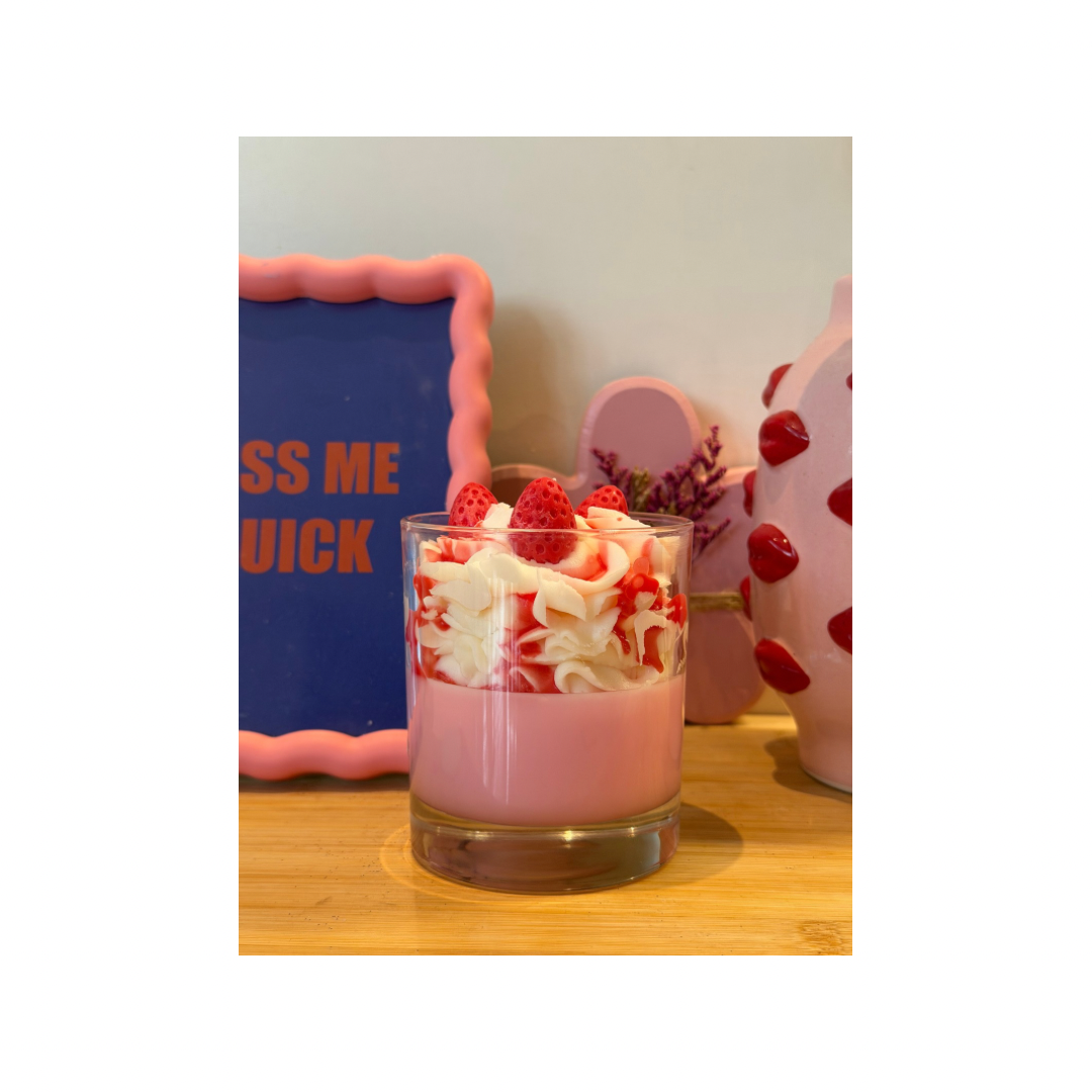 Strawberry Sundae Geurkaars