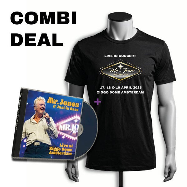Combi deal: cd + Limited edition Ziggo Dome T-shirt, unisex.