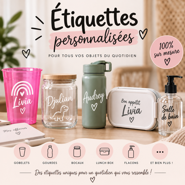 Étiquettes personnalisées