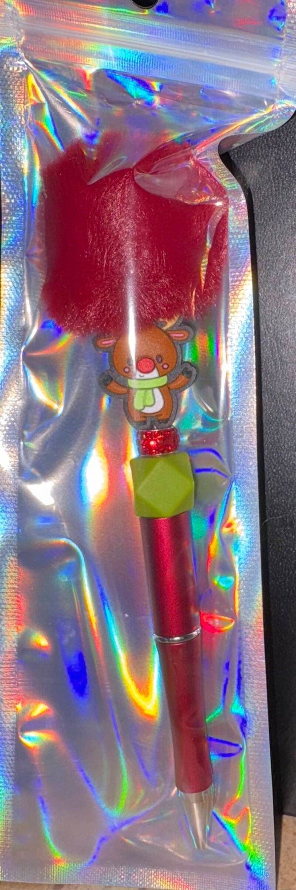 Pom Pom Beaded pen