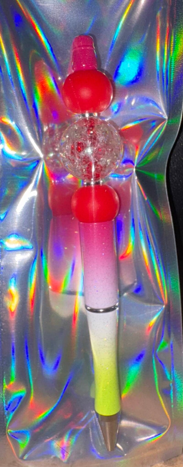 Beaded pen