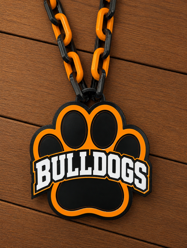 Bulldogs Paw Print (Black)