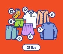 Weekly Plan - 1 Bag / Load ( Up to 9kgs )