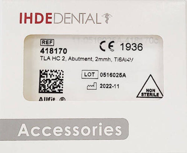 Hexacone Abutment straight TLA