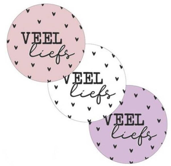 VEEL liefs stickers