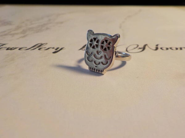 Uilen ring (pink)