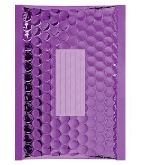 Paarse bubbel enveloppen