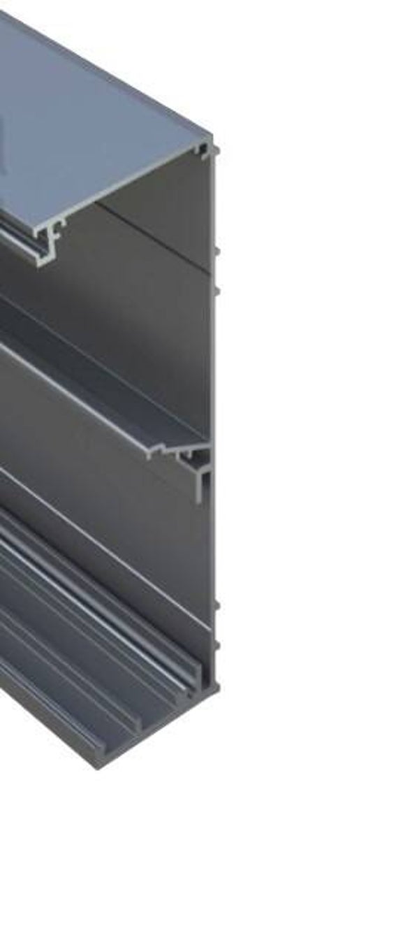 Aluminium muurprofiel zware uitvoering