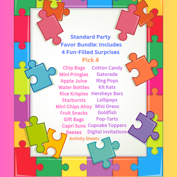 🎈Standard Party Favor Set: 4 Fun-Filled Surprises🎈